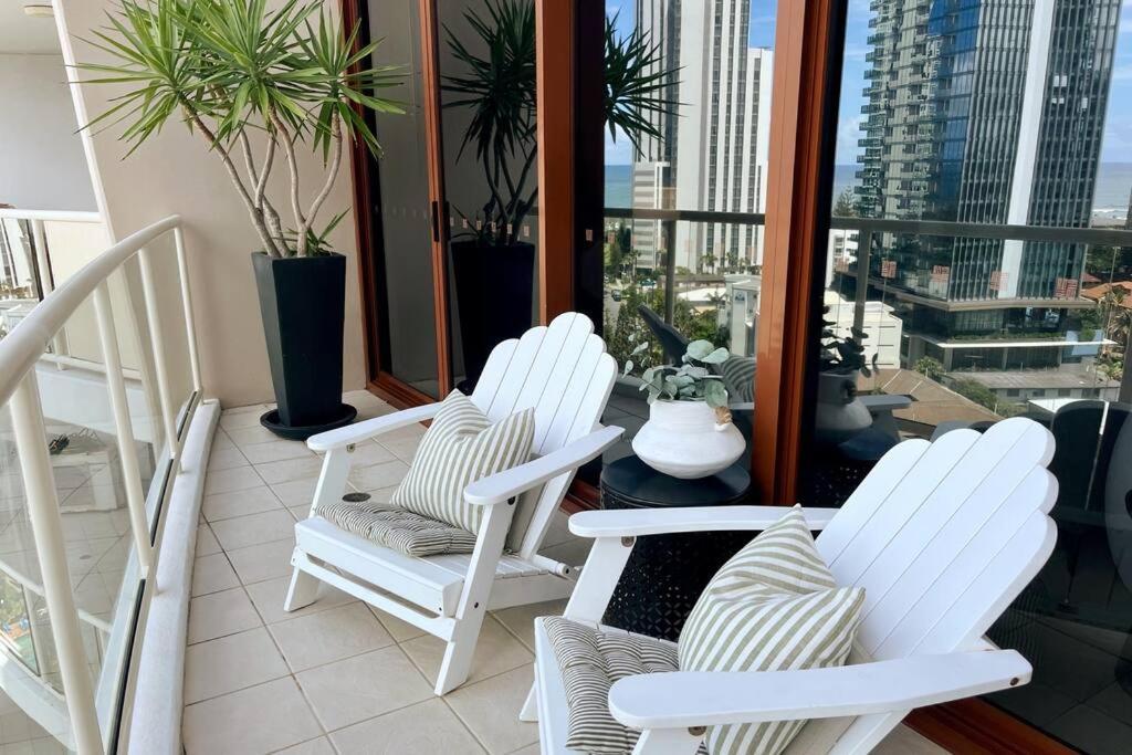 Ferienwohnung Private Sky Terrace Classic Penthouse 2 Car Parks Gold Coast Exterior foto